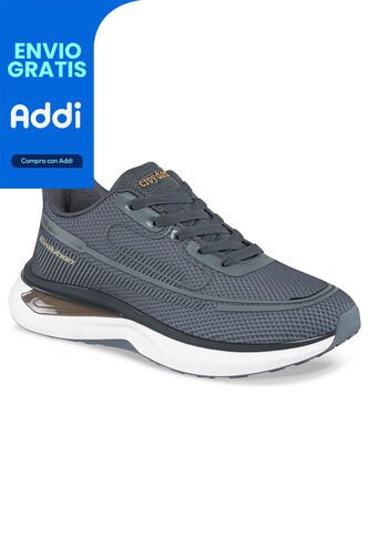 Tenis Running Najal Gris Osc Para Hombre Croydon Croydon
