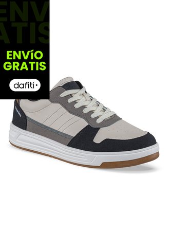 Tenis Casuales Titus Beige-Negro Croydon Para Hombre Croydon