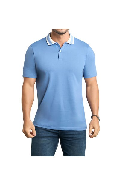 Camiseta Polo Pedro Azul Para Hombre Croydon