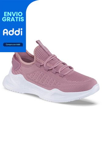 Tenis Running Okal Rosa Para Mujer Croydon Croydon