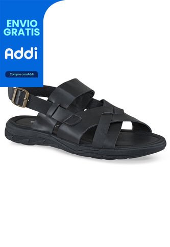 Sandalias Adriel Negro Para Hombre Croydon Croydon
