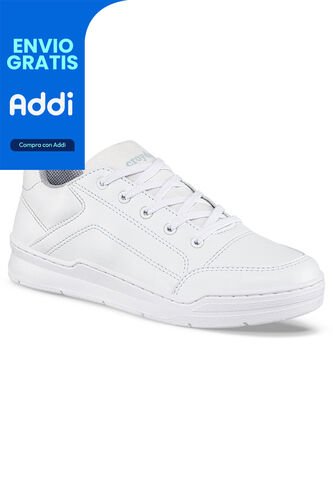 Zapatos Colegio Roblo Jr Blanco Para Hombre Y Mujer Croydon Croydon