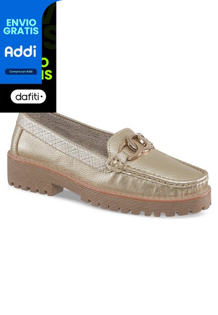 Mocasines Yazli Oro Para Mujer Croydon