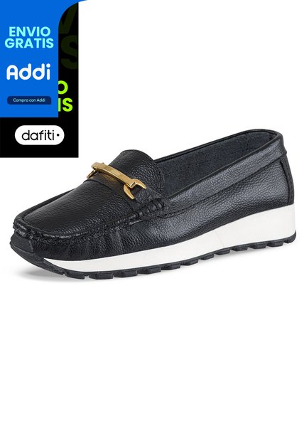 Mocasines Senaida Negro Para Mujer Croydon