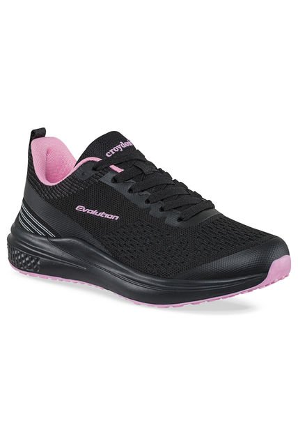 Tenis Running Nelto Negro Para Mujer Croydon