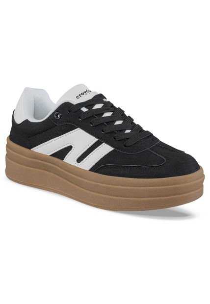 Tenis Urbanos Vintar Negro Croydon Para Mujer
