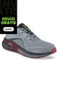 Tenis Running Neldra Gris-Vino Croydon Para Hombre de Croydon