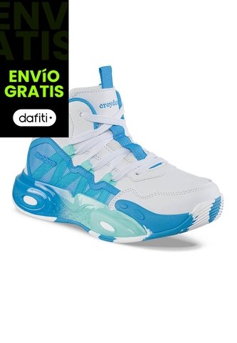 Tenis Running Derat Blanco Croydon Para Niño Croydon