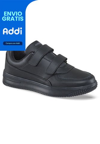 Tenis Colegio Shopir Pro V Negro-Gris Para Hombre Y Mujer Croydon Croydon