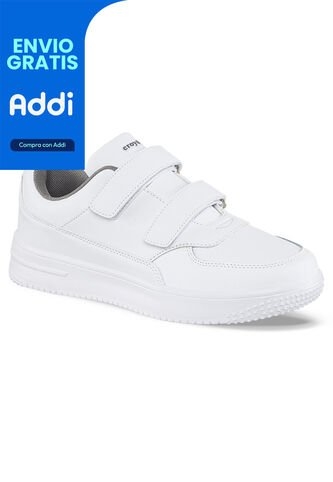 Tenis Colegio Shopir Pro V Blanco-Gris Para Hombre Y Mujer Croydon Croydon