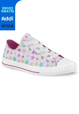 Tenis Lou Bajo Blanco Para Niño Croydon Croydon