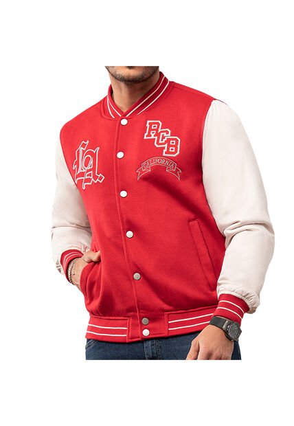 Chaqueta Timon Rojo Para Hombre Croydon