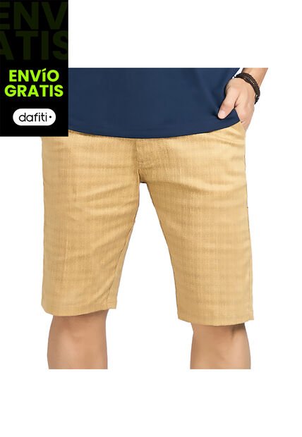 Bermuda Nicolai Beige Para Hombre Croydon