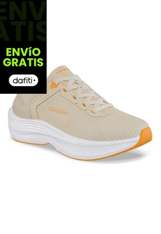 Tenis Running Racod Beige Croydon Para Mujer Croydon