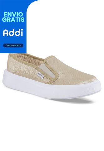 Tenis Faroo Oro Para Mujer Croydon Croydon