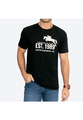 Camiseta Evan Negro Para Hombre Croydon Croydon