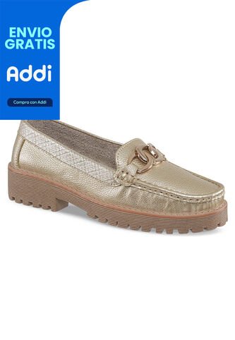 Mocasines Yazli Oro Para Mujer Croydon Croydon