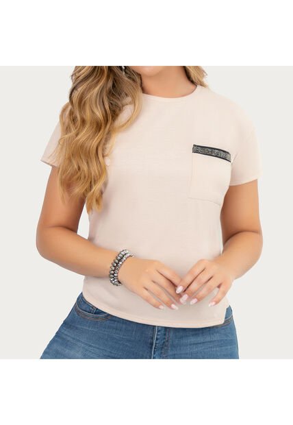 Blusa Francia Beige Para Mujer Croydon