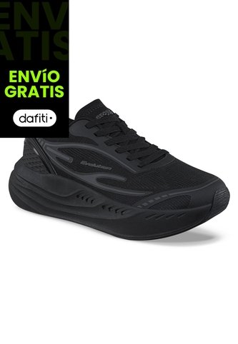 Tenis Running Ziroc Negro-Negro Croydon Para Hombre Croydon