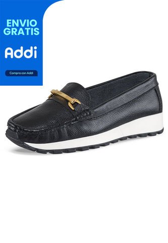 Mocasines Senaida Negro Para Mujer Croydon Croydon