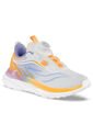 Tenis Running Quarlo Gris-Naranja Para Niña Croydon de Croydon