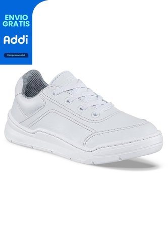 Tenis Colegio Roblo Blanco Para Niño Y Niña Croydon Croydon