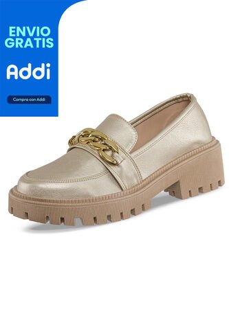 Mocasines Priscila Oro Para Mujer Croydon Croydon