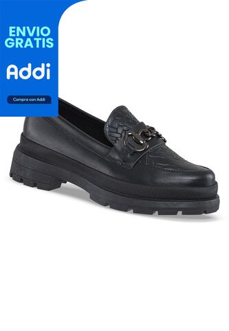 Mocasines Vilma Negro Para Mujer Croydon Croydon