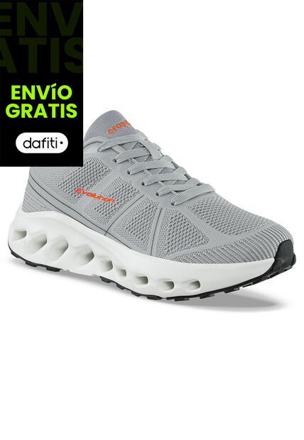 Tenis Running Garyk Gris Croydon Para Hombre