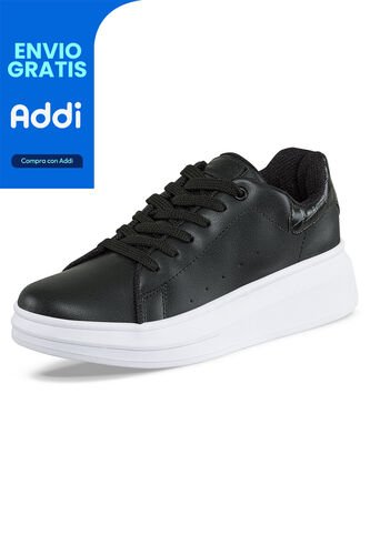 Tenis Siena Negro-Blanco Para Mujer Croydon Croydon