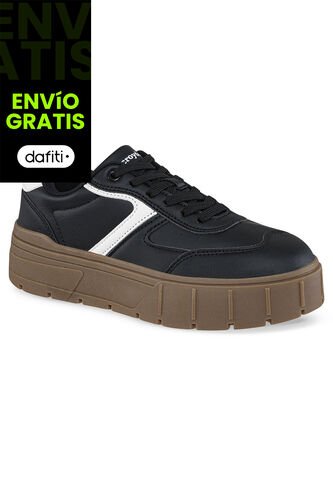 Tenis Quinter Negro-Blanco Croydon Para Mujer Croydon