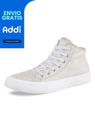 Botines Ania Alto Plata Para Mujer Croydon Croydon