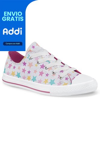 Tenis Lou Bajo Blanco Para Niño Croydon Croydon