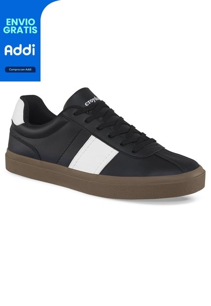 Tenis Branlo Negro Para Hombre Croydon