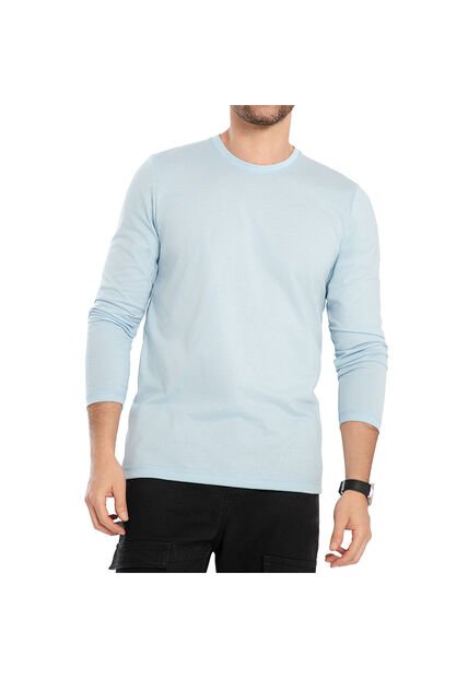 Camibuzo Omar Azul Celeste Para Hombre Croydon