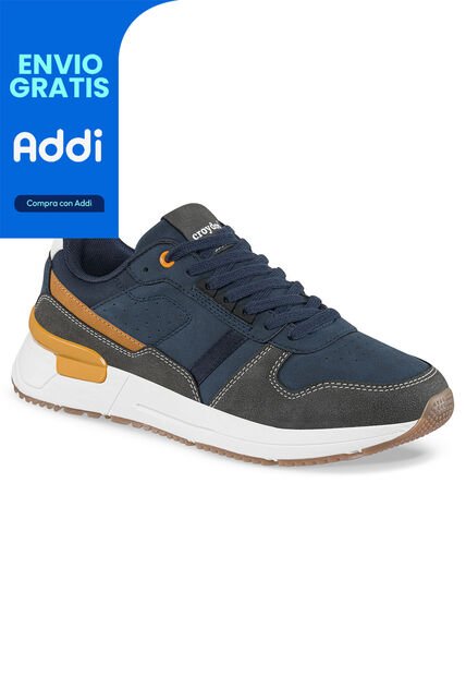 Tenis Vertik Azul Osc Para Hombre Croydon