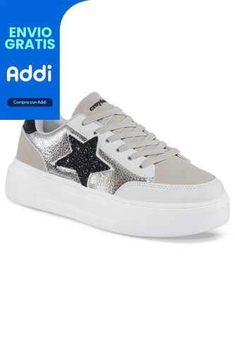 Zapatos Tidal Blanco-Plata Para Mujer Croydon Croydon