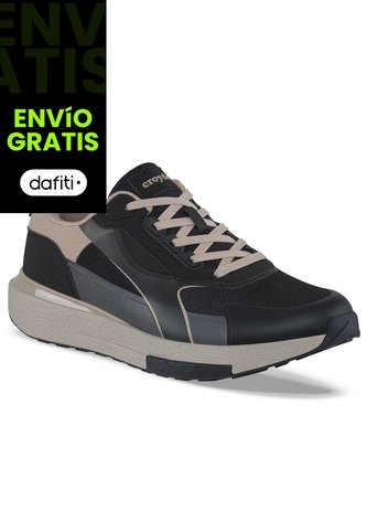 Tenis Urbanos Fytep Negro-Gris Croydon Para Hombre Croydon