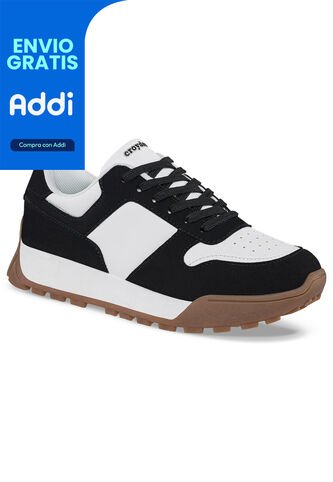 Zapatos Wunter Blanco-Negro Para Mujer Croydon Croydon