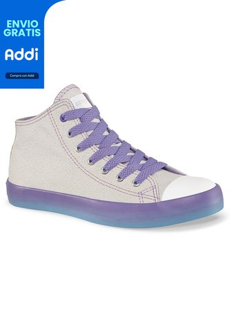 Botines Hoss Alto Blanco Para Niña Croydon Croydon