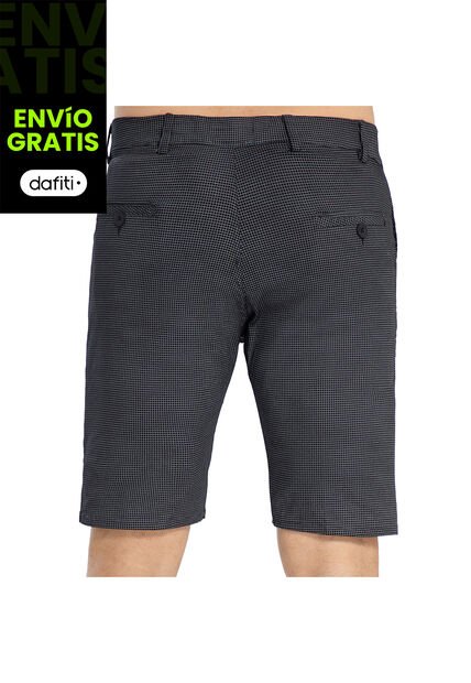 Bermuda Dereck Negro Para Hombre Croydon