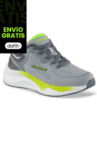 Tenis Running Coffer Gris Croydon Para Niño Croydon