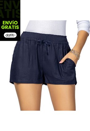 Short Cheryl Azul Osc Para Mujer Croydon