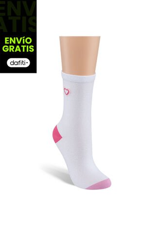 Pack X3 Medias Love Pink M.Color Para Mujer Croydon Croydon