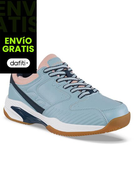 Tenis Entrenamiento Hinora Azul Claro Croydon Para Mujer