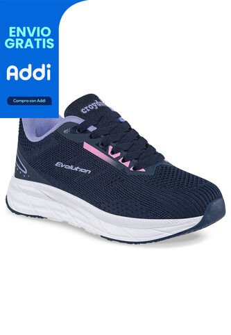 Tenis Running Rofer Azul Osc Para Niña Croydon Croydon