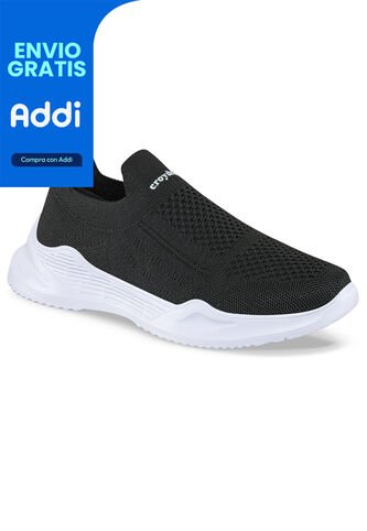 Tenis Running Loccer Negro Para Hombre Croydon Croydon