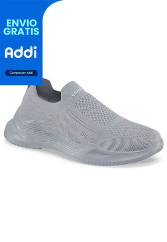 Tenis Running Loccer Gris Para Hombre Croydon Croydon