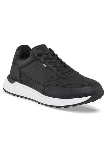 Tenis Urbanos Deck Negro Croydon Para Hombre