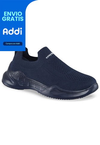 Tenis Running Loccer Azul Para Hombre Croydon Croydon